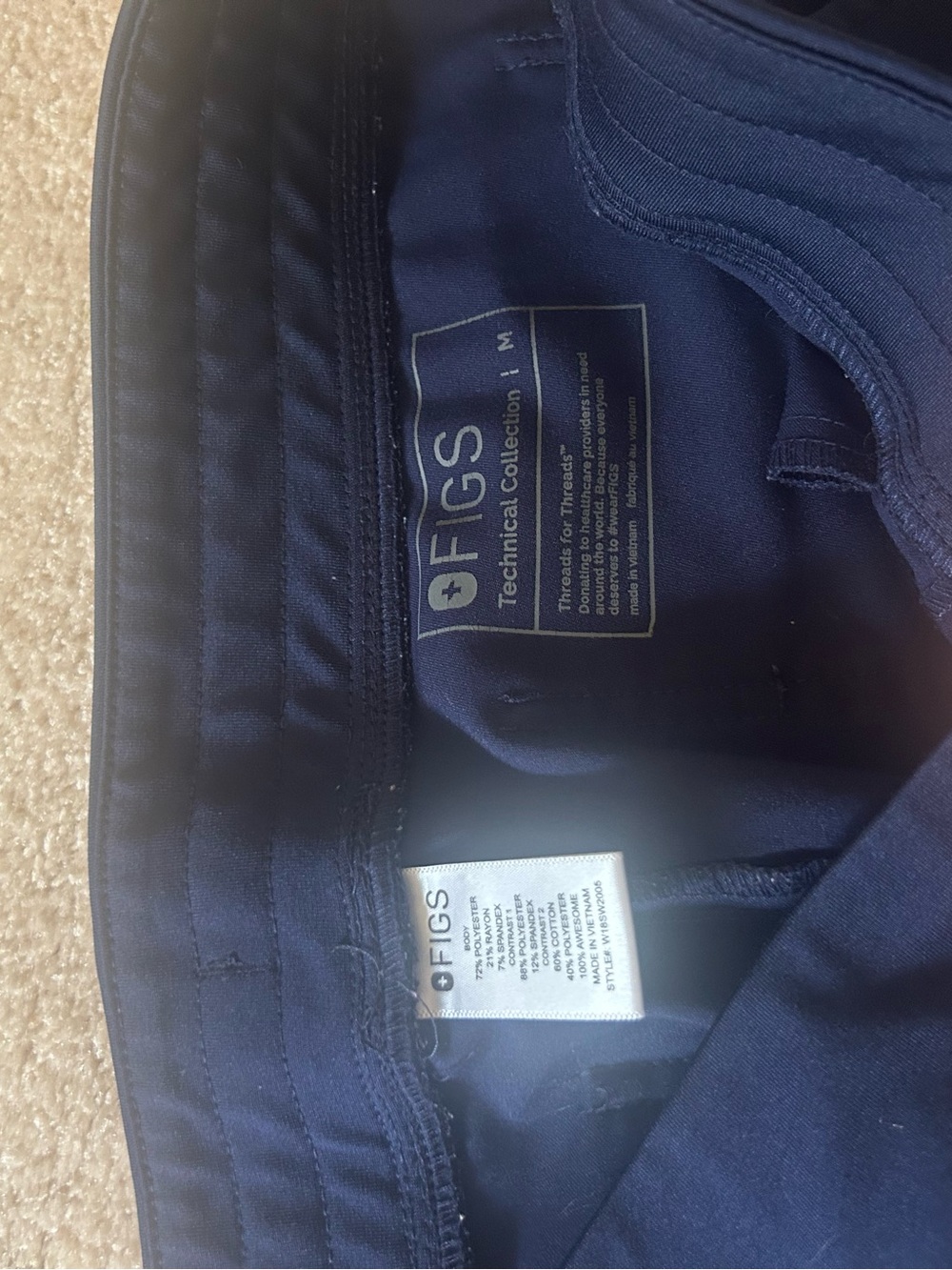 FIGS Technical Collection Navy Jogger